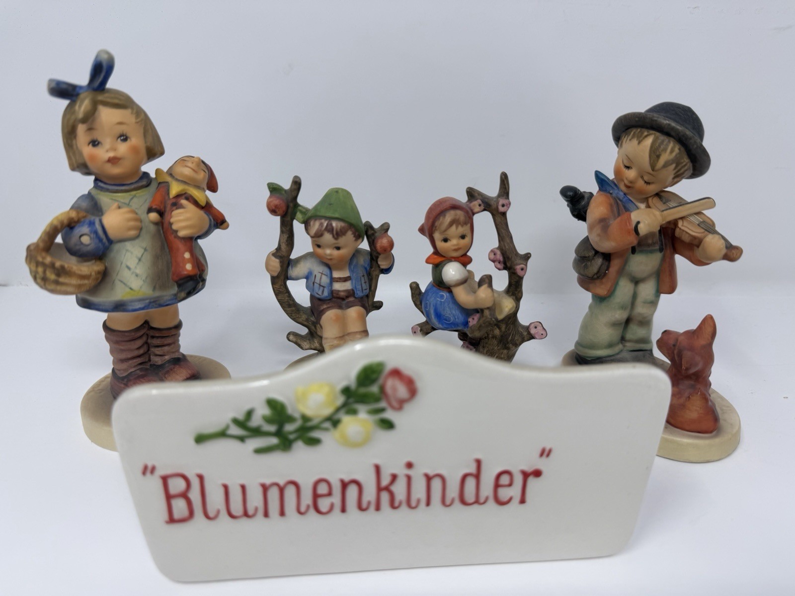 Vintage Hummel Goebel Lot Germany Porcelain w/ Blumenkinder Sign Vintage Hummel Goebel Lot Germany Porcelain w/ Blumenkinder Sign