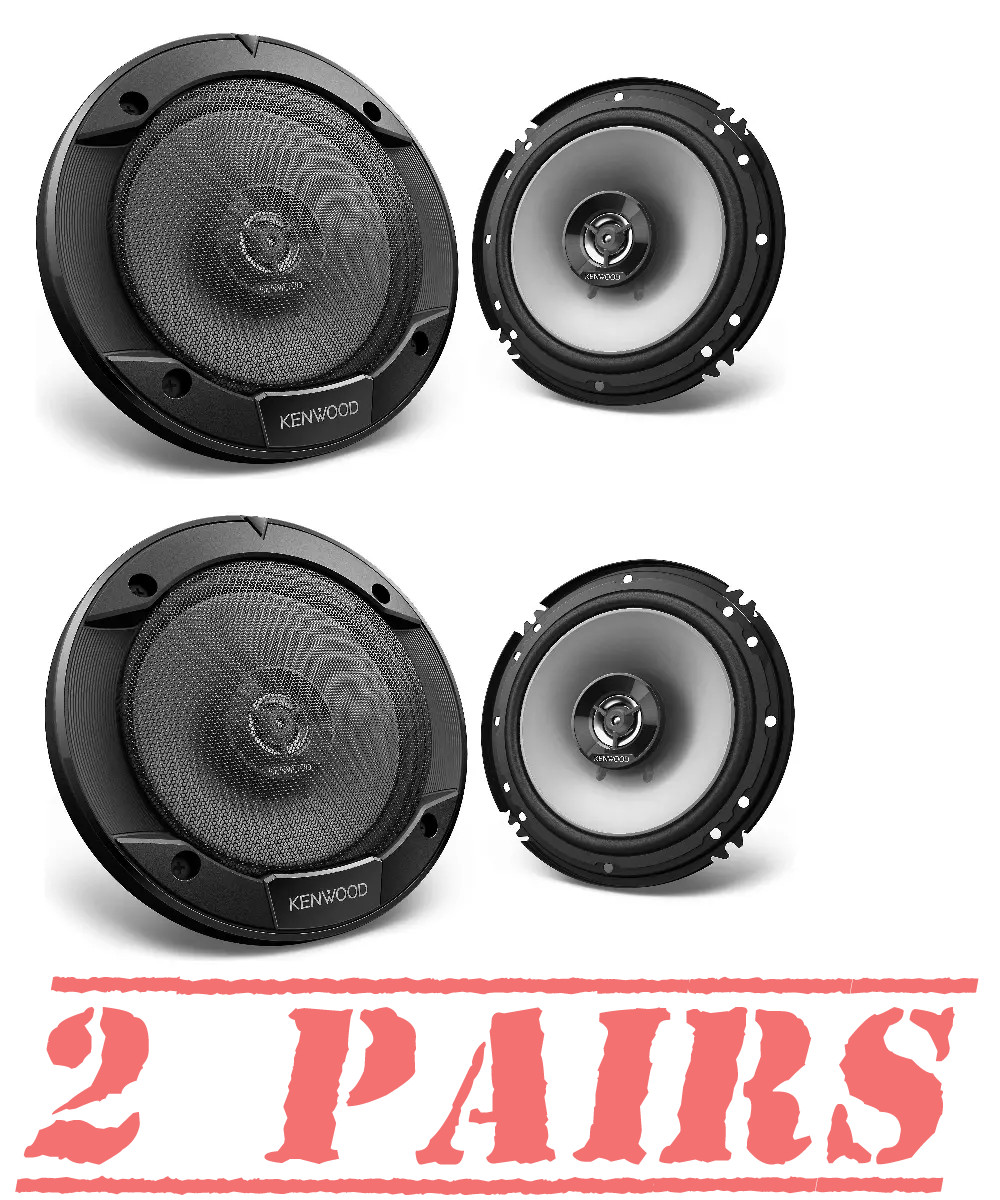 AUTHENTIC (4) Kenwood KFC-1666S 6.5 AUTHENTIC (4) Kenwood KFC-1666S 6.5