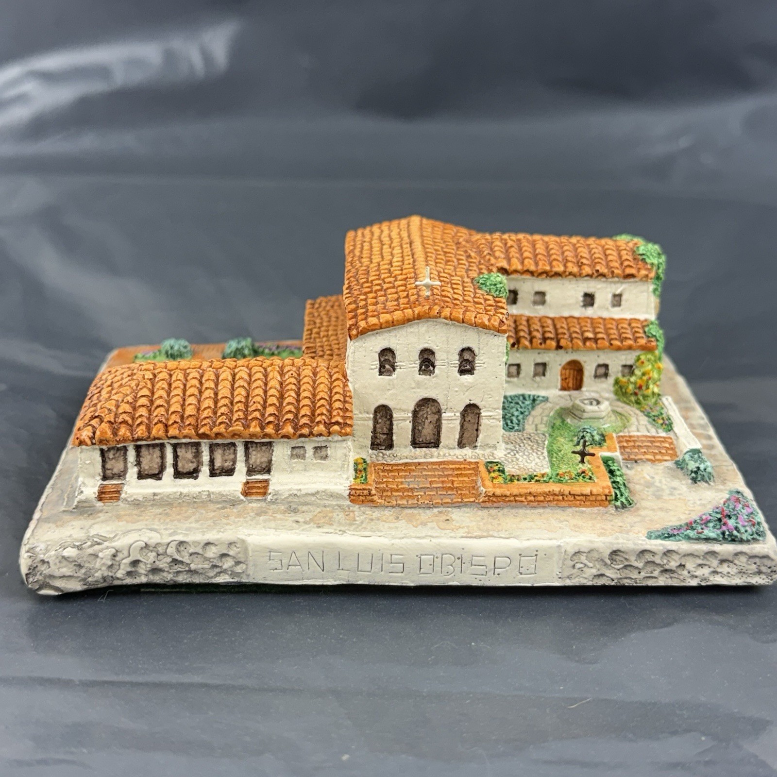Collectible Miniature Figurine Replica of Mission San Luis Obispo de Tolosa Real Collectible Miniature Figurine Replica of Mission San Luis Obispo de Tolosa Real