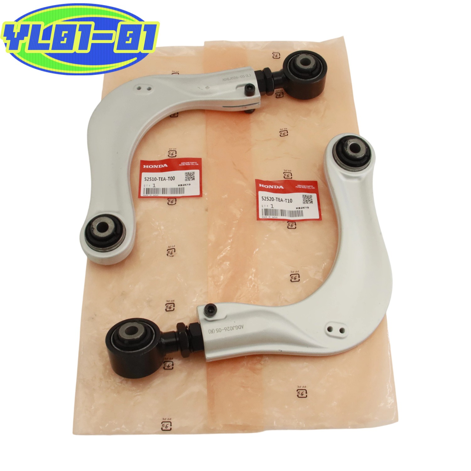 2X OEM For 2016-2024 Honda Civic Alignment Rear Camber Kit Upper Control Arms 2X OEM For 2016-2024 Honda Civic Alignment Rear Camber Kit Upper Control Arms