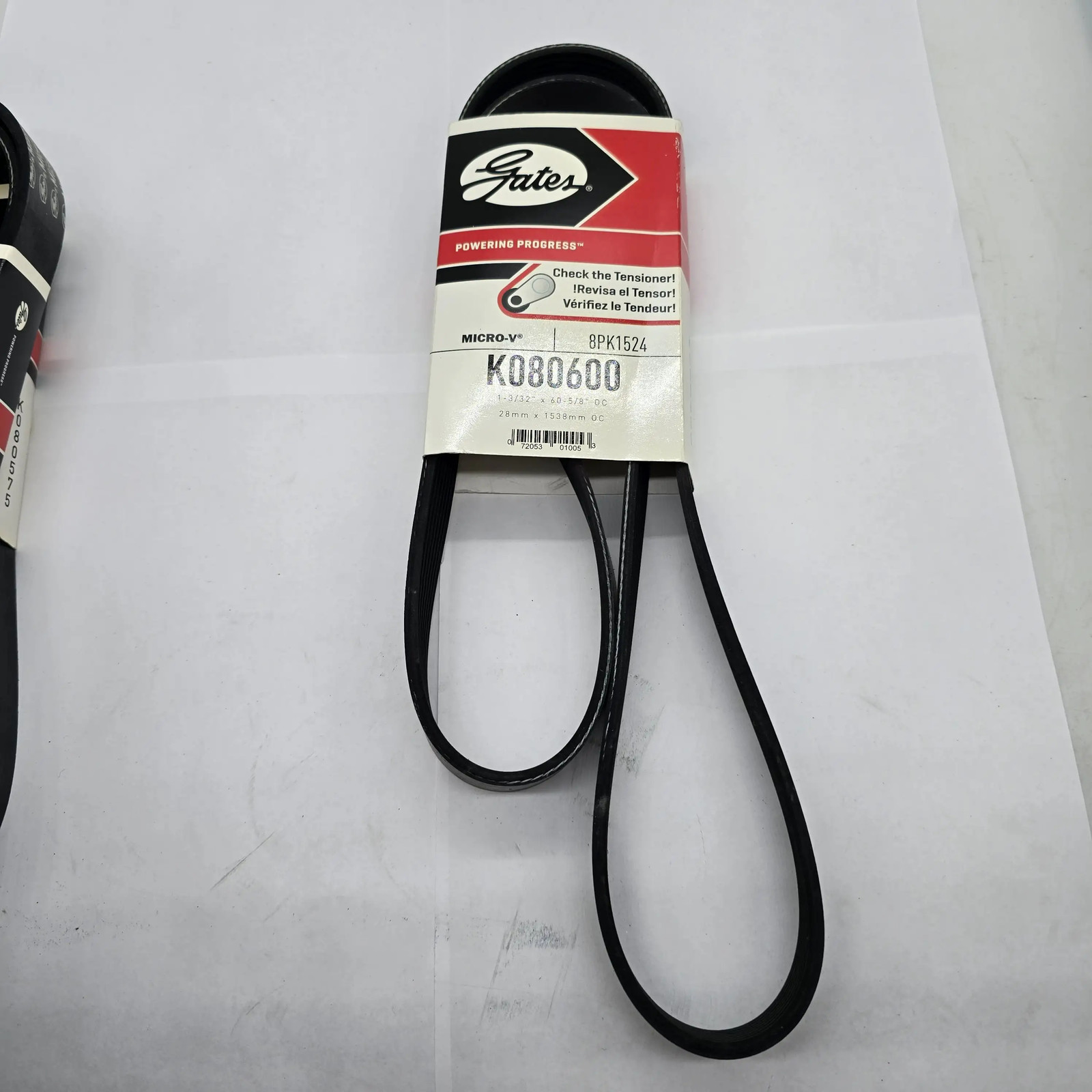 Gates Micro-V Serpentive Belt K080600 8PK1524 Gates Micro-V Serpentive Belt K080600 8PK1524
