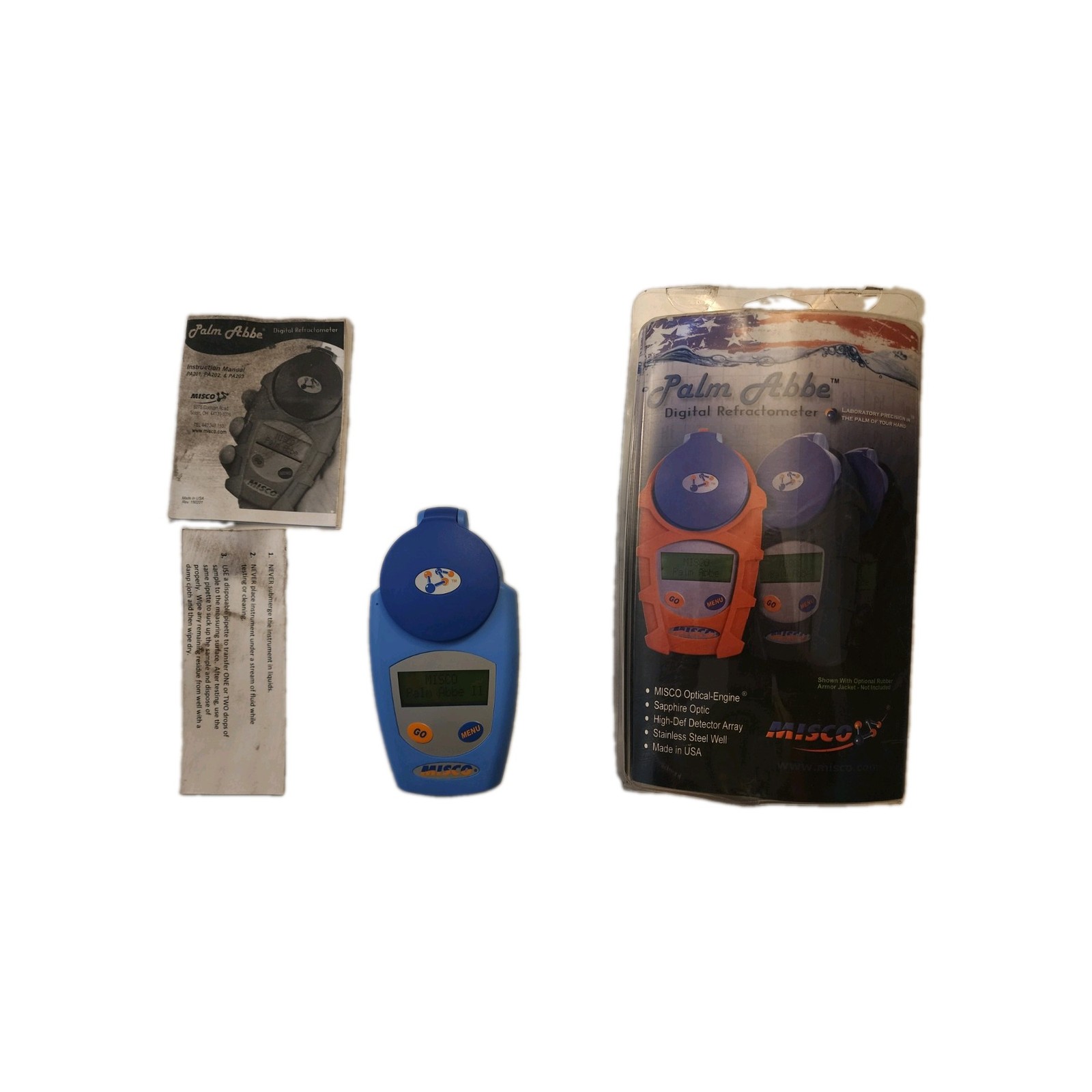 MISCO PA202 Palm Abbe Digital Handheld Refractometer MISCO PA202 Palm Abbe Digital Handheld Refractometer