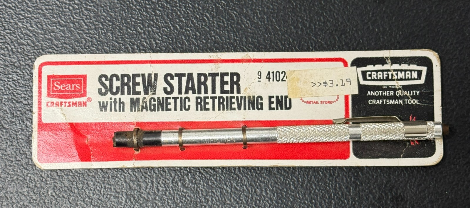 Older Sears Craftsman New Old Stock Slotted Screw Starter P/N 41024 Older Sears Craftsman New Old Stock Slotted Screw Starter P/N 41024
