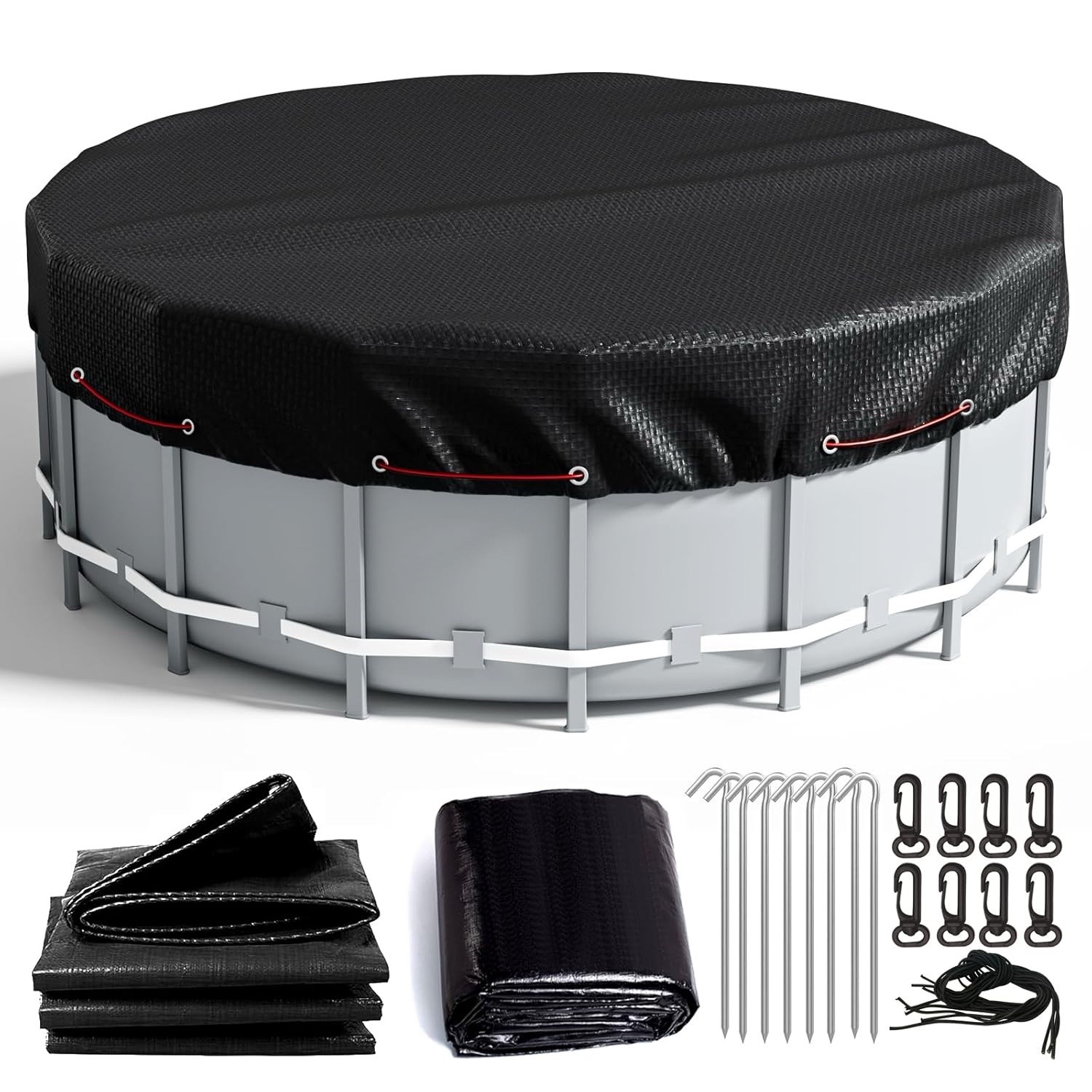 33 Ft Round Pool Cover, Winter Covers for Above Ground Pools 33 Ft Round Pool Cover, Winter Covers for Above Ground Pools