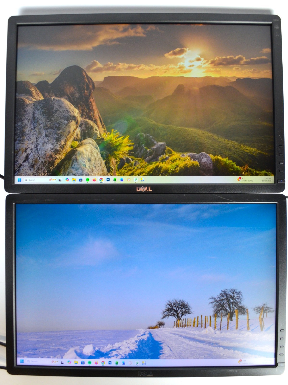 Lot of 2x Dell P2213  22\