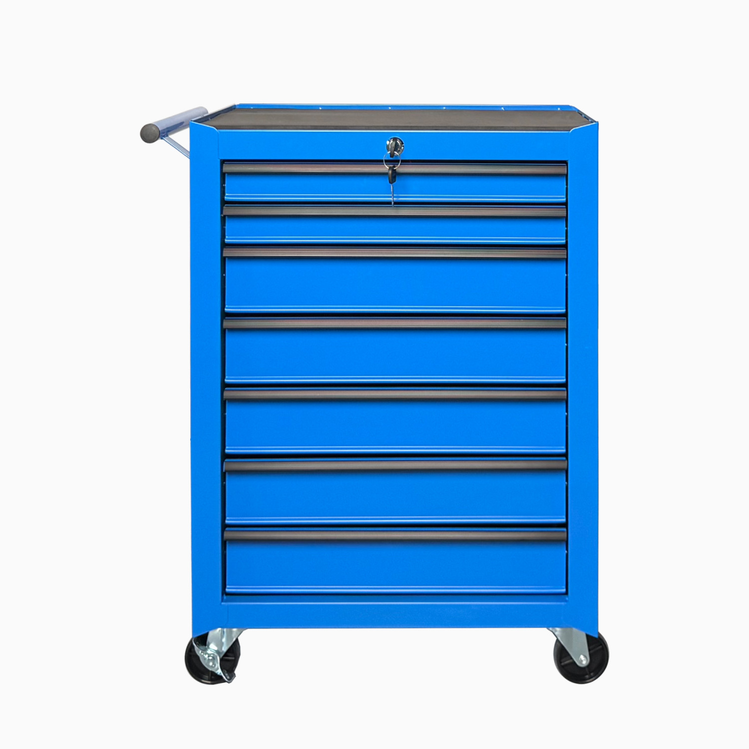 7 Drawer Rolling Tool Chest on Wheels,Steel Drawers Tool Storage Cabinet W/ Lock