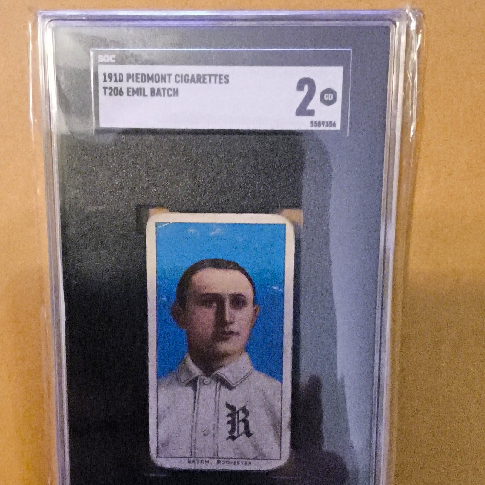 1910 Piedmont Cigarettes T206 Emil Batch Rochester Bronchos 350 Back SGC 2 1910 Piedmont Cigarettes T206 Emil Batch Rochester Bronchos 350 Back SGC 2