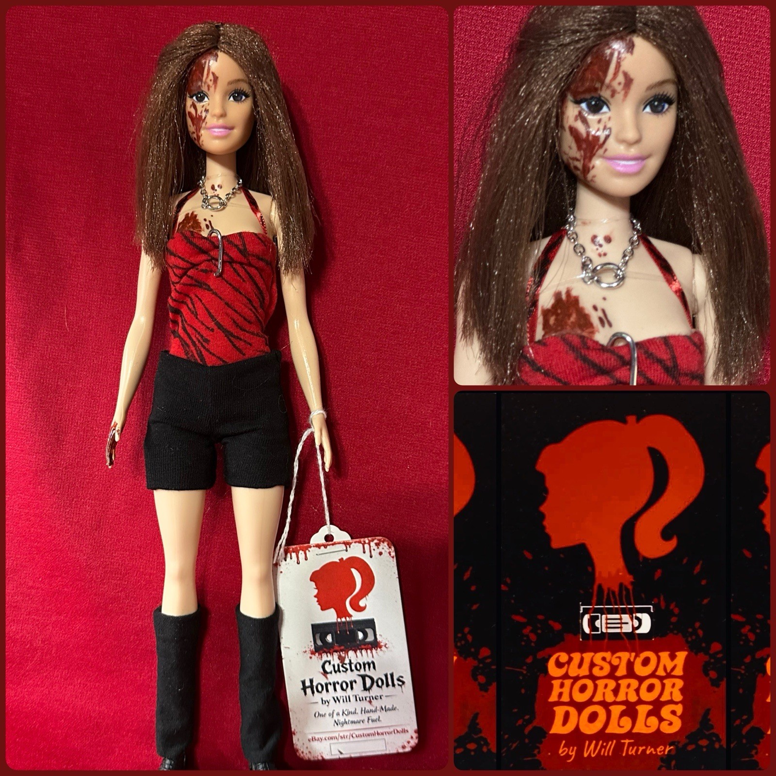 OBSESSION Nikki CUSTOM HORROR DOLL 12” Figure OOAK
