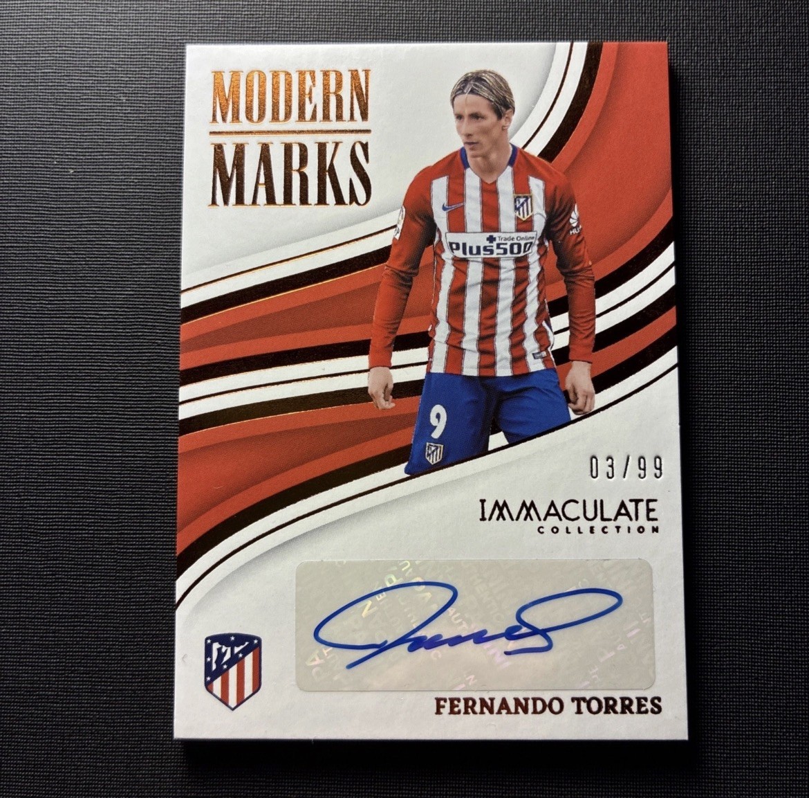 2023-24 Panini Immaculate Fernando Torres #IA-FT Auto /99 Madrid 