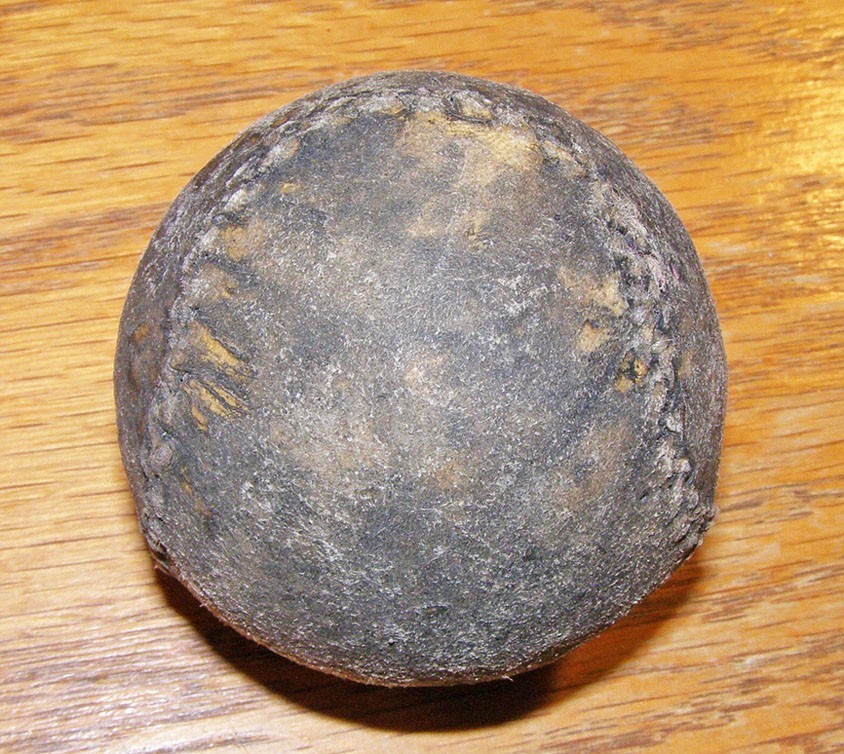 Antique 1850\'s-60\'s Baseball, Extremely Early Base Ball, Great Stitching Vintage
