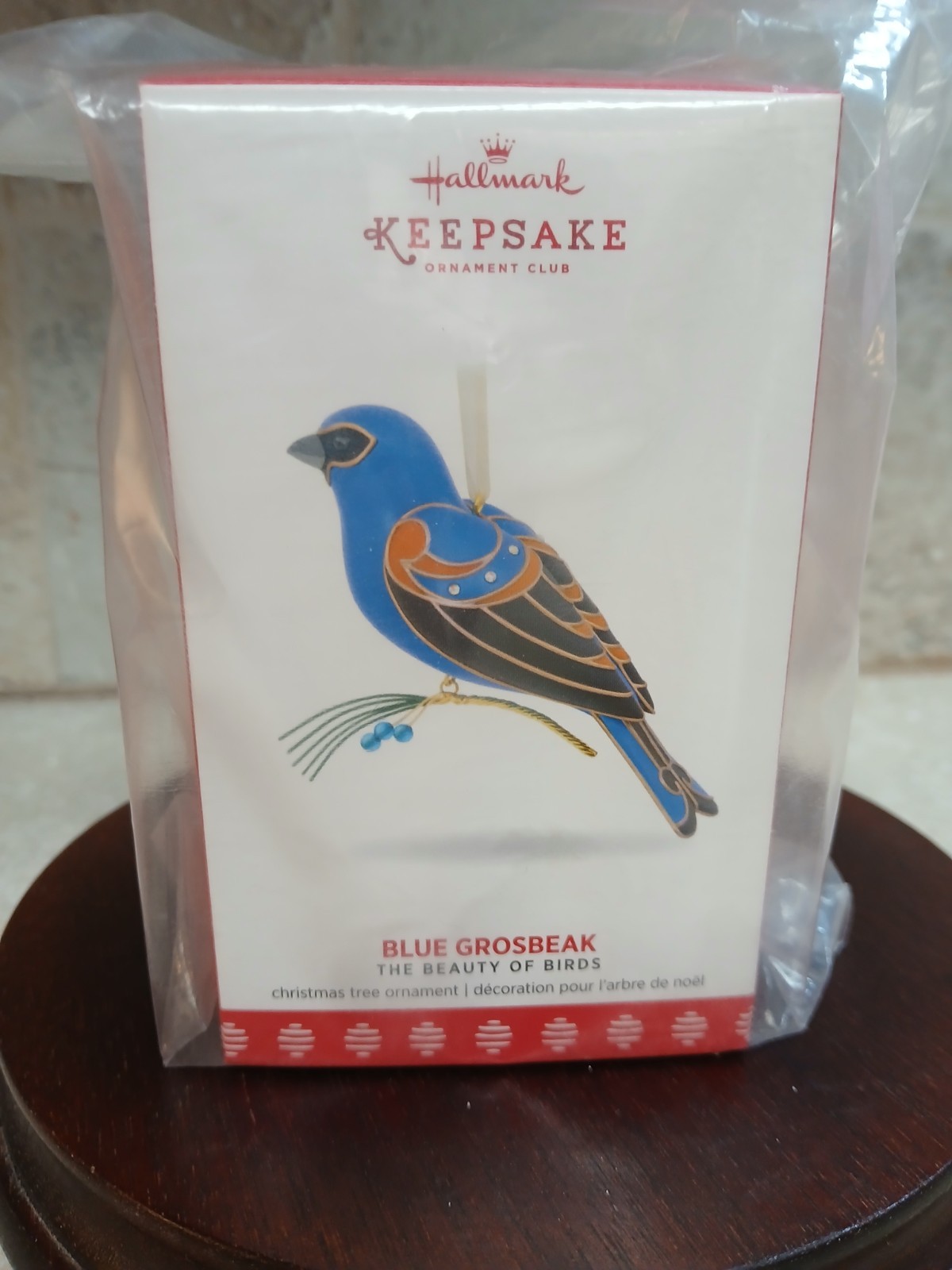 2017 KOC Hallmark Blue Grosbeak Repaint Beauty Of Birds Brand New 2017 KOC Hallmark Blue Grosbeak Repaint Beauty Of Birds Brand New