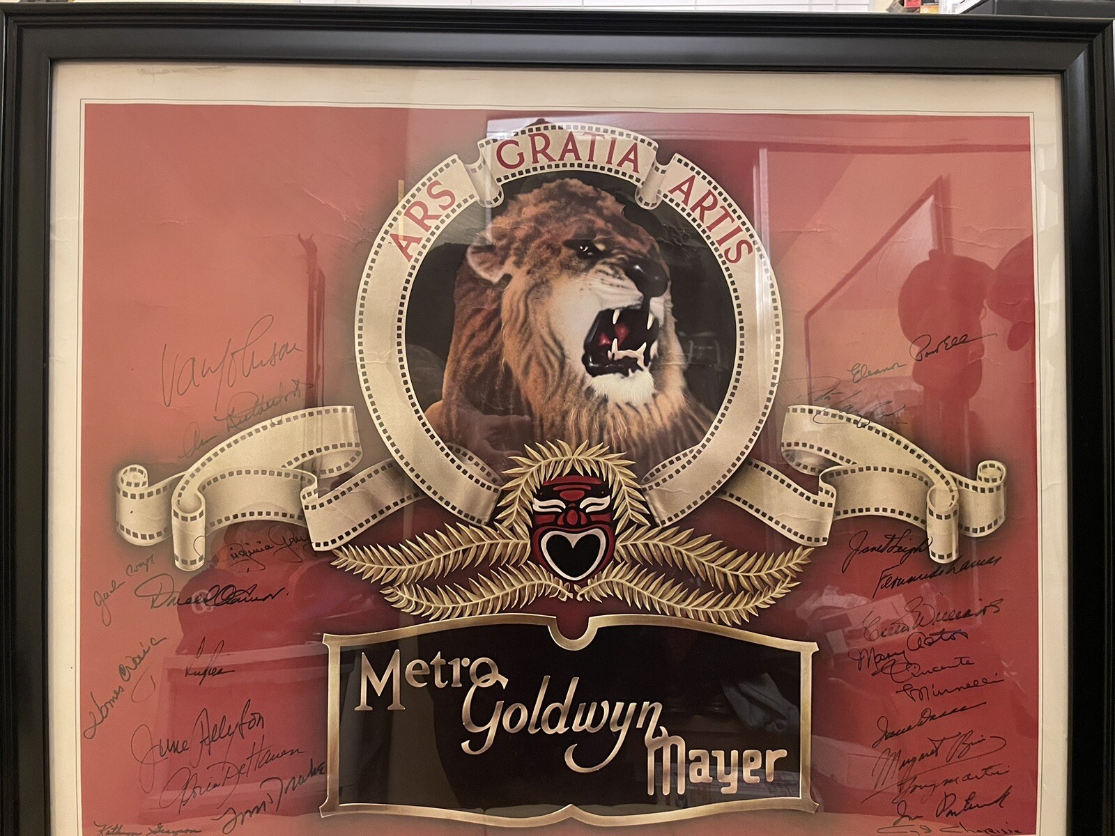 The Stars Of MGM Autographed Poster: 23 Major Stars 1979 Framed The Stars Of MGM Autographed Poster: 23 Major Stars 1979 Framed