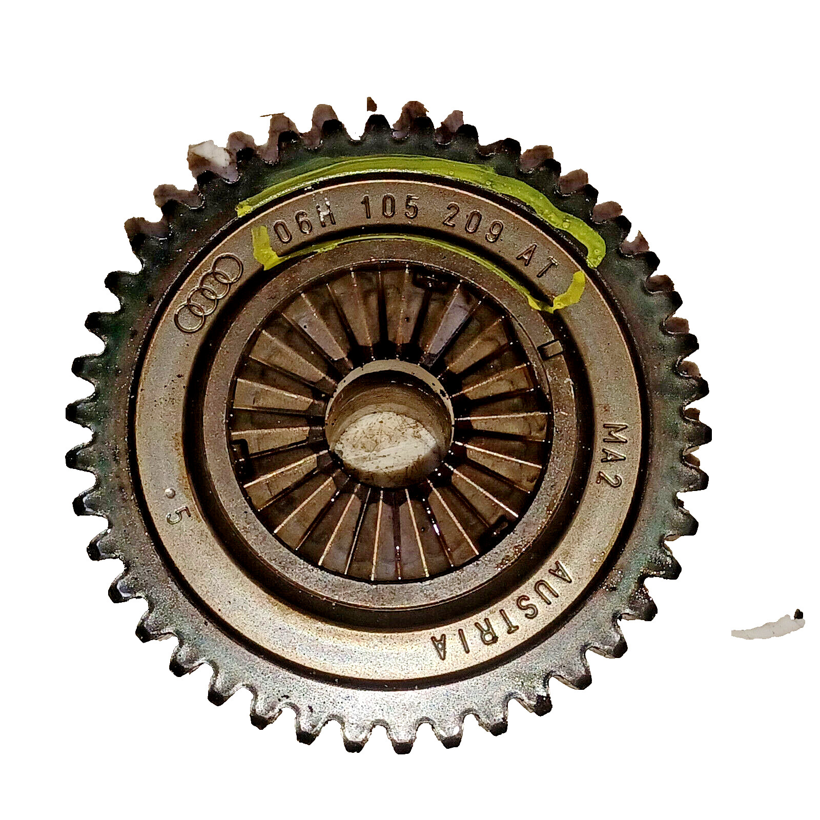 09-20 Audi A4 - Crankshaft Timing Gear / Sprocket 06H105209AT RA26 09-20 Audi A4 - Crankshaft Timing Gear / Sprocket 06H105209AT RA26