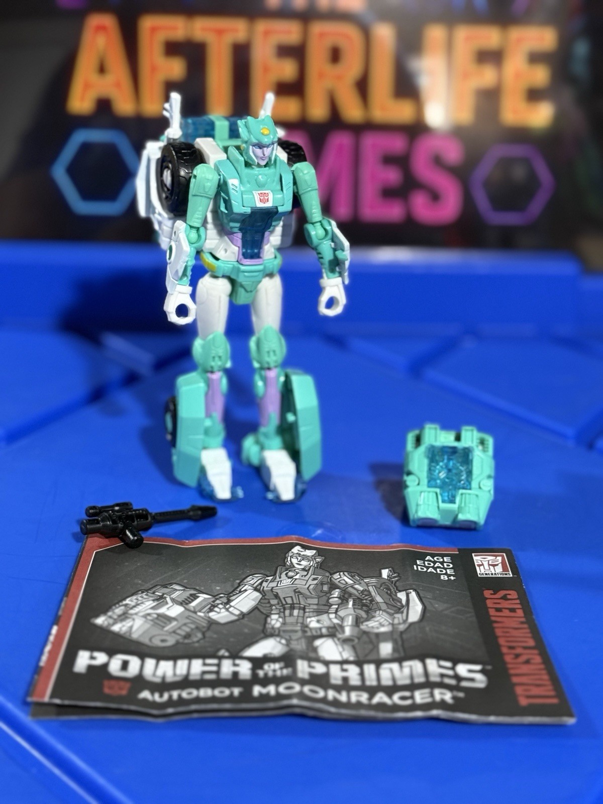 Rare Genuine Hasbro Transformers POTP Deluxe Moonracer Female Autobot
