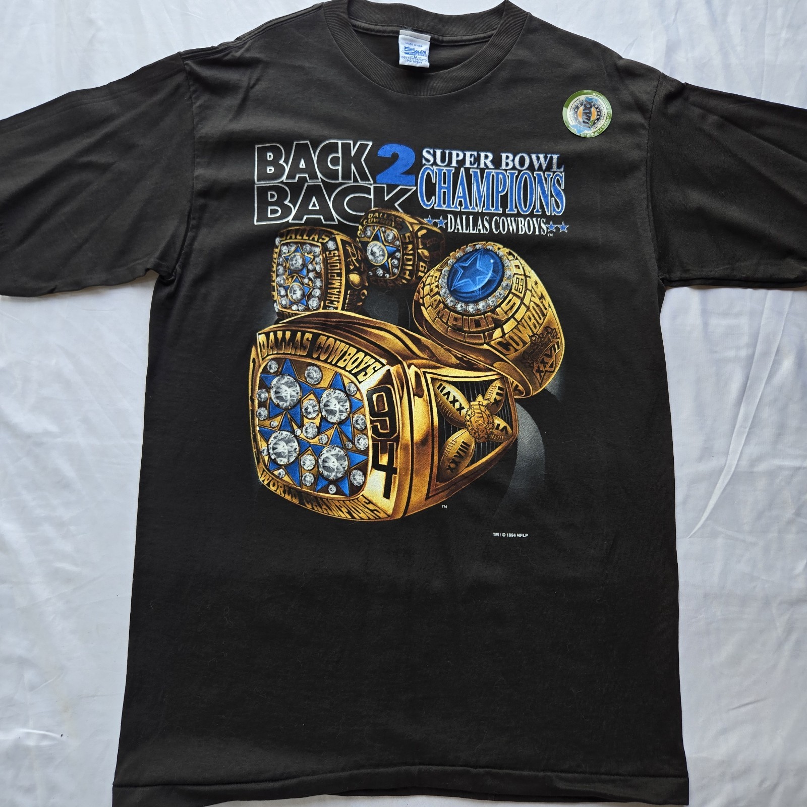 VTG Salem 1994 DALLAS COWBOYS Super Bowl Back 2 Back Champions Shirt NEW VTG Salem 1994 DALLAS COWBOYS Super Bowl Back 2 Back Champions Shirt NEW