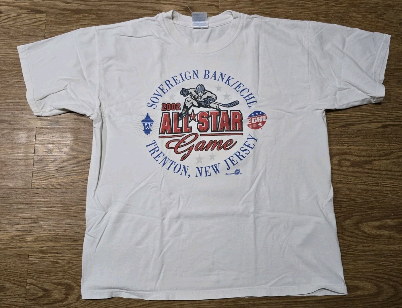 Vintage 2003 ECHL All-Star Game Trenton, NJ Graphic T Shirt Size XL