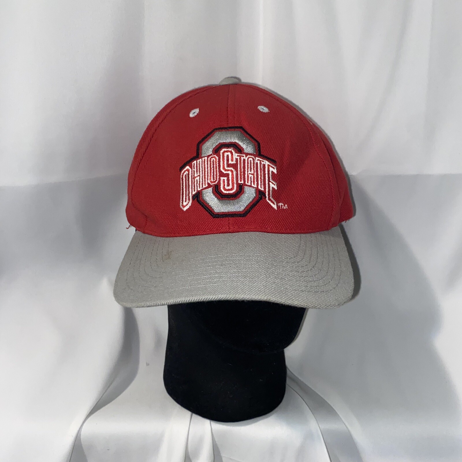 Vintage Ohio State University Buckeyes The G Cap Snapback Hat Cap Vintage Ohio State University Buckeyes The G Cap Snapback Hat Cap