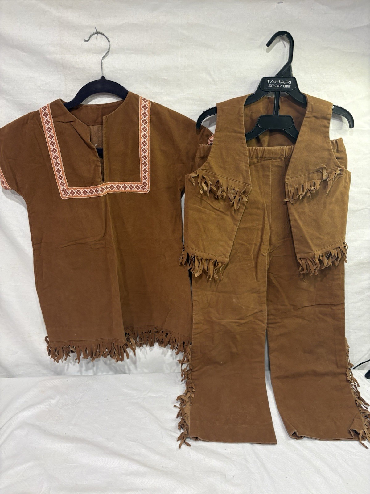 Vintage Handmade Girls And Boys Cowboy And Indian Costumes. Vintage Handmade Girls And Boys Cowboy And Indian Costumes.