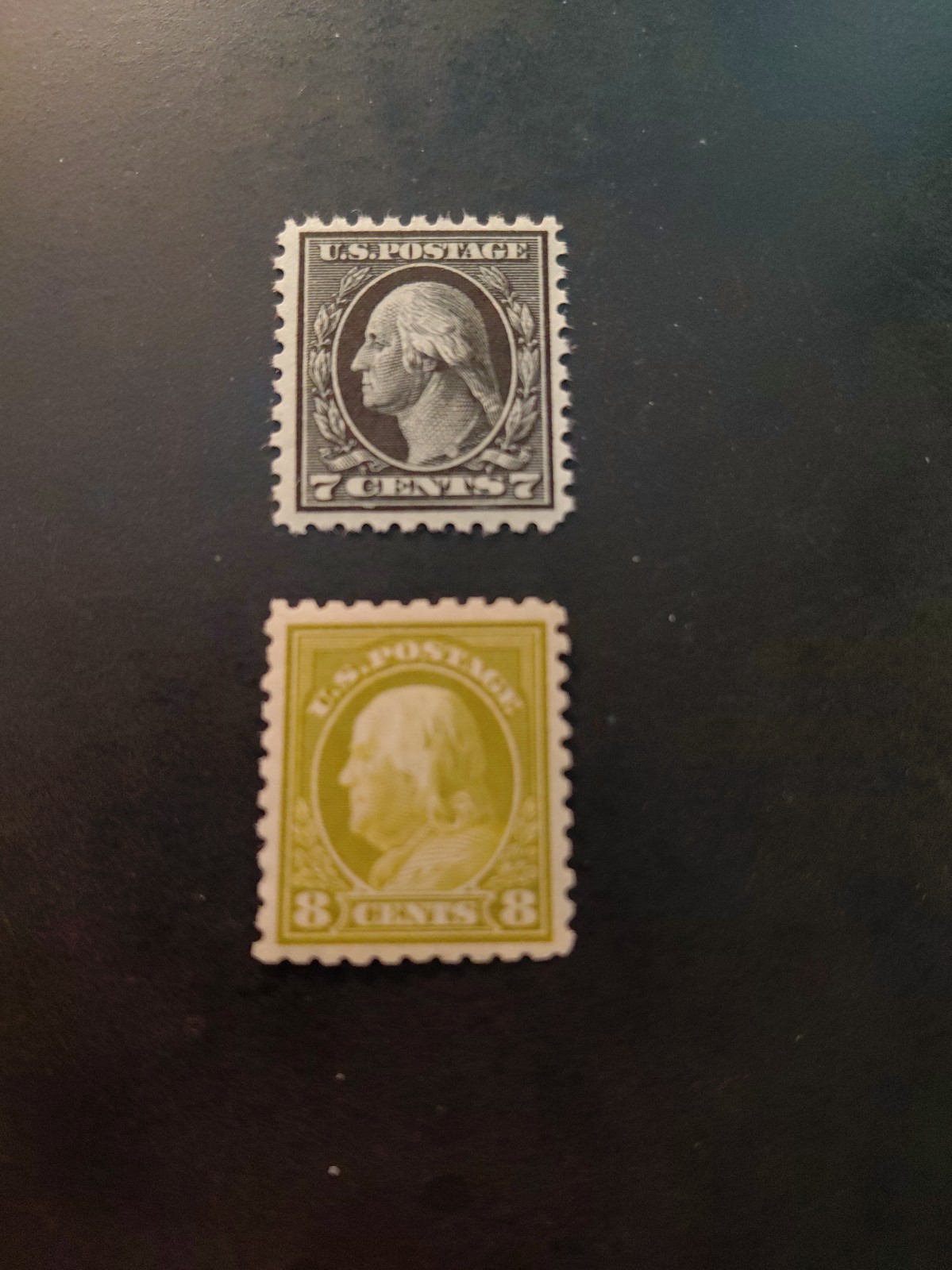US Stamp 1913-1915 Scott #430 #431 MNH  VF 7c Washington 8c Franklin SVC 270