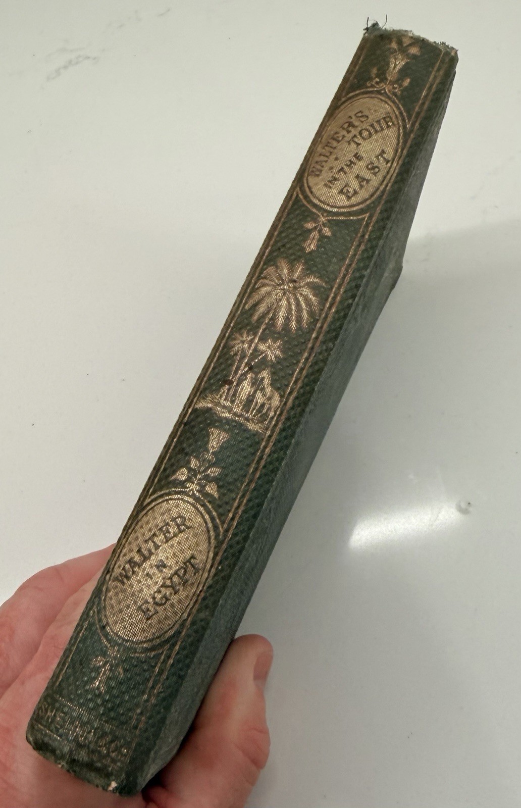 Antique 1865 Walter in Egypt Daniel C Eddy Illustrated Hardcover Travel Book