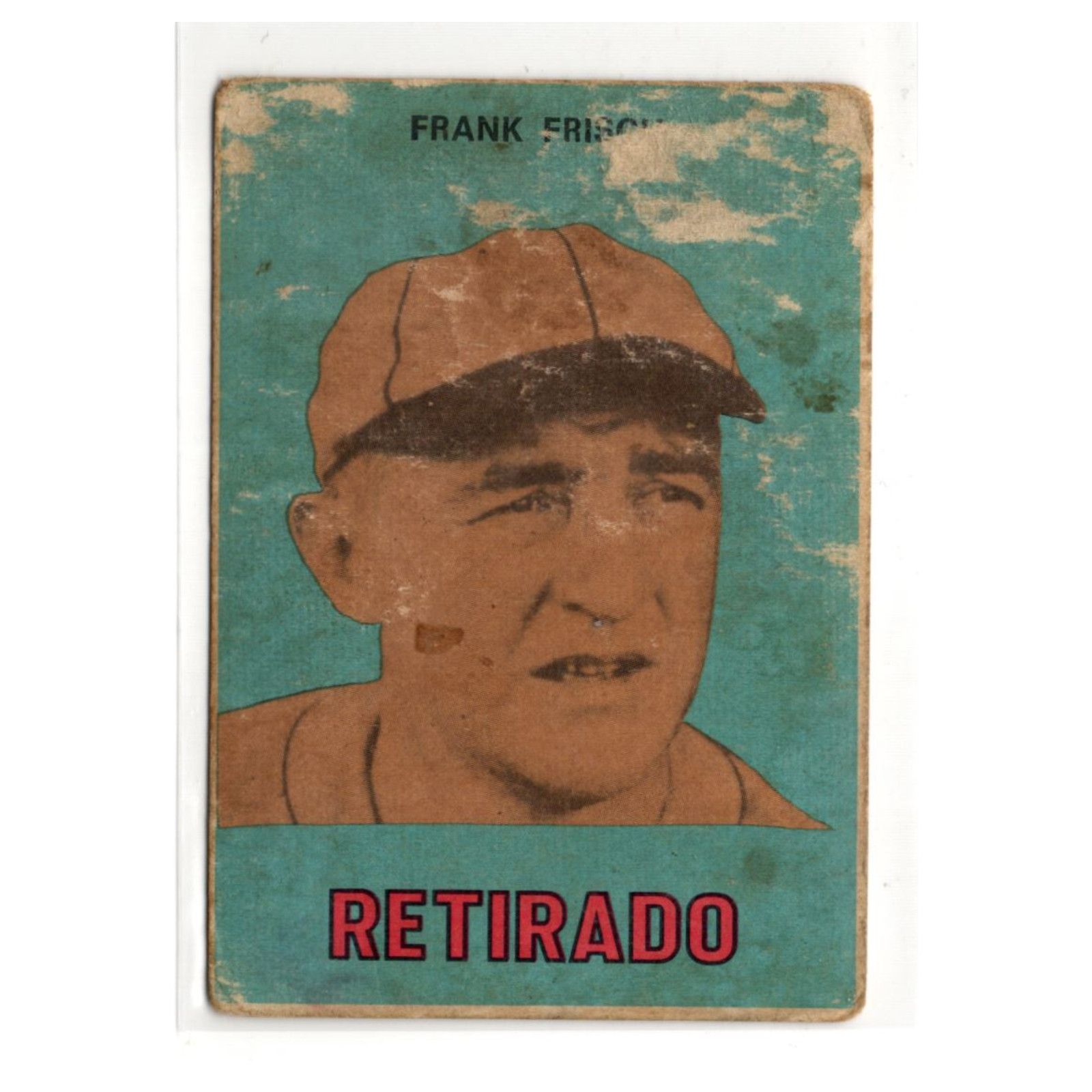 Frank Frisch #65 1967 Topps Venezuelan Retirado Vintage Baseball Card Set-Break