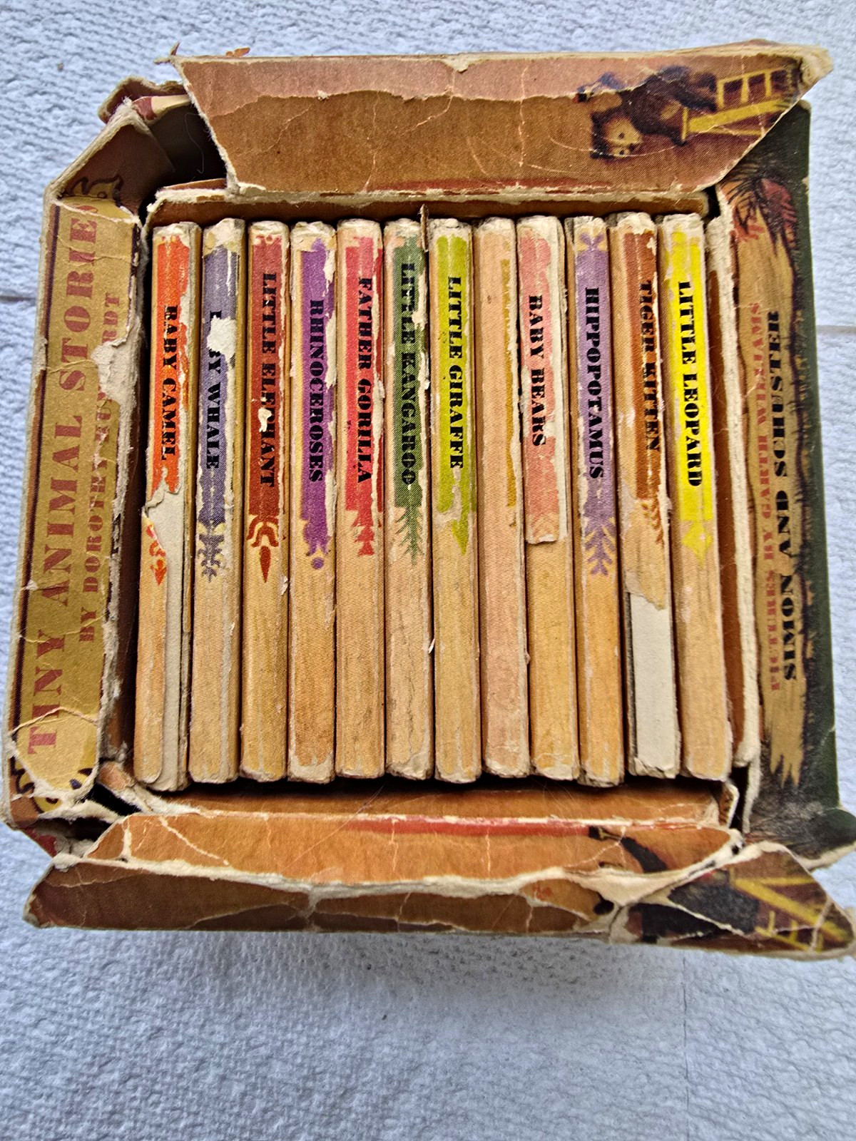 Vintage 1948 vintage boxed set of Tiny Animal Stories The Tiny Golden Library Vintage 1948 vintage boxed set of Tiny Animal Stories The Tiny Golden Library