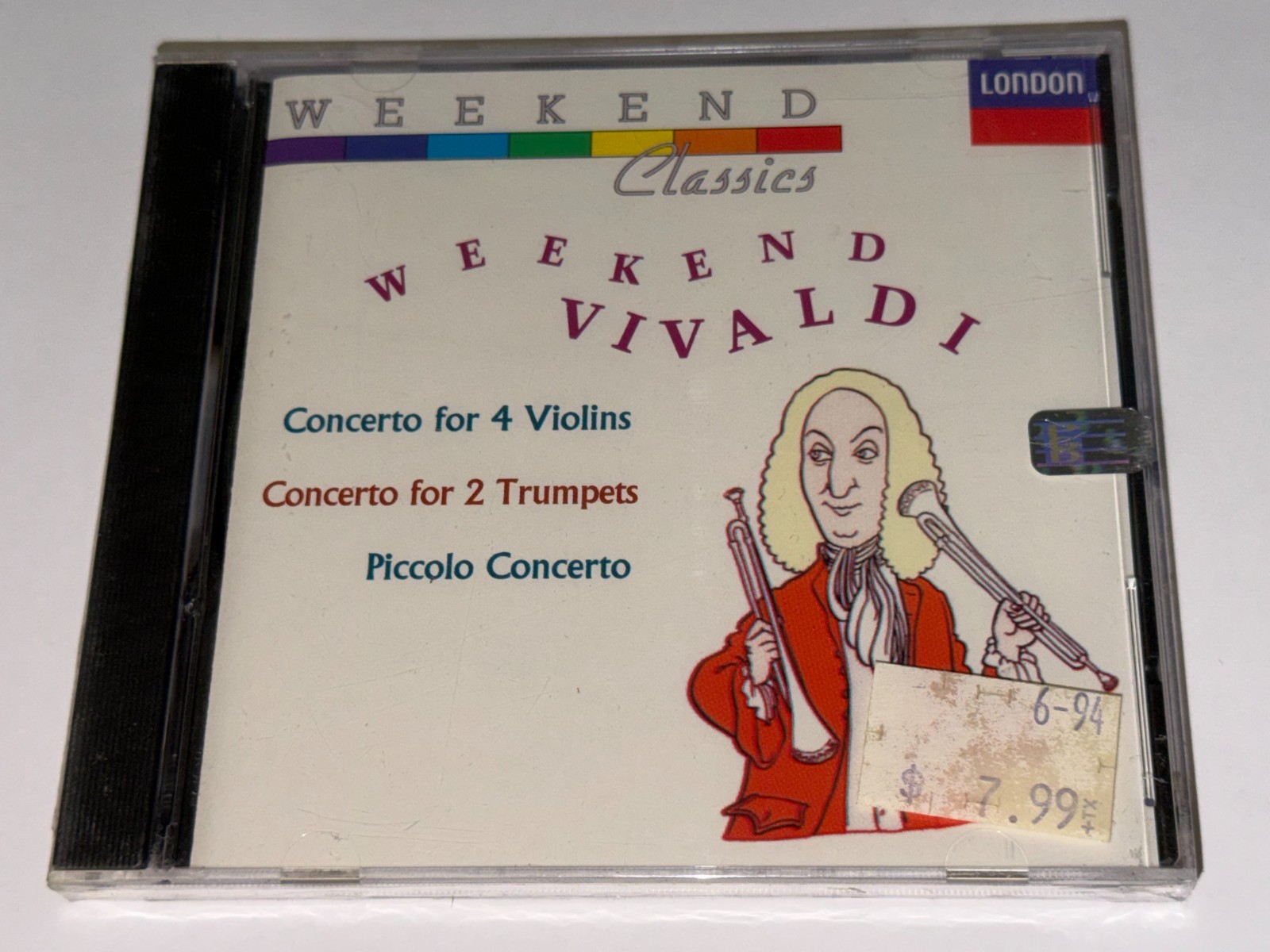 Weekend Vivaldi CD Weekend Classics Neville Marriner 1991 Decca *NEW/SEALED*
