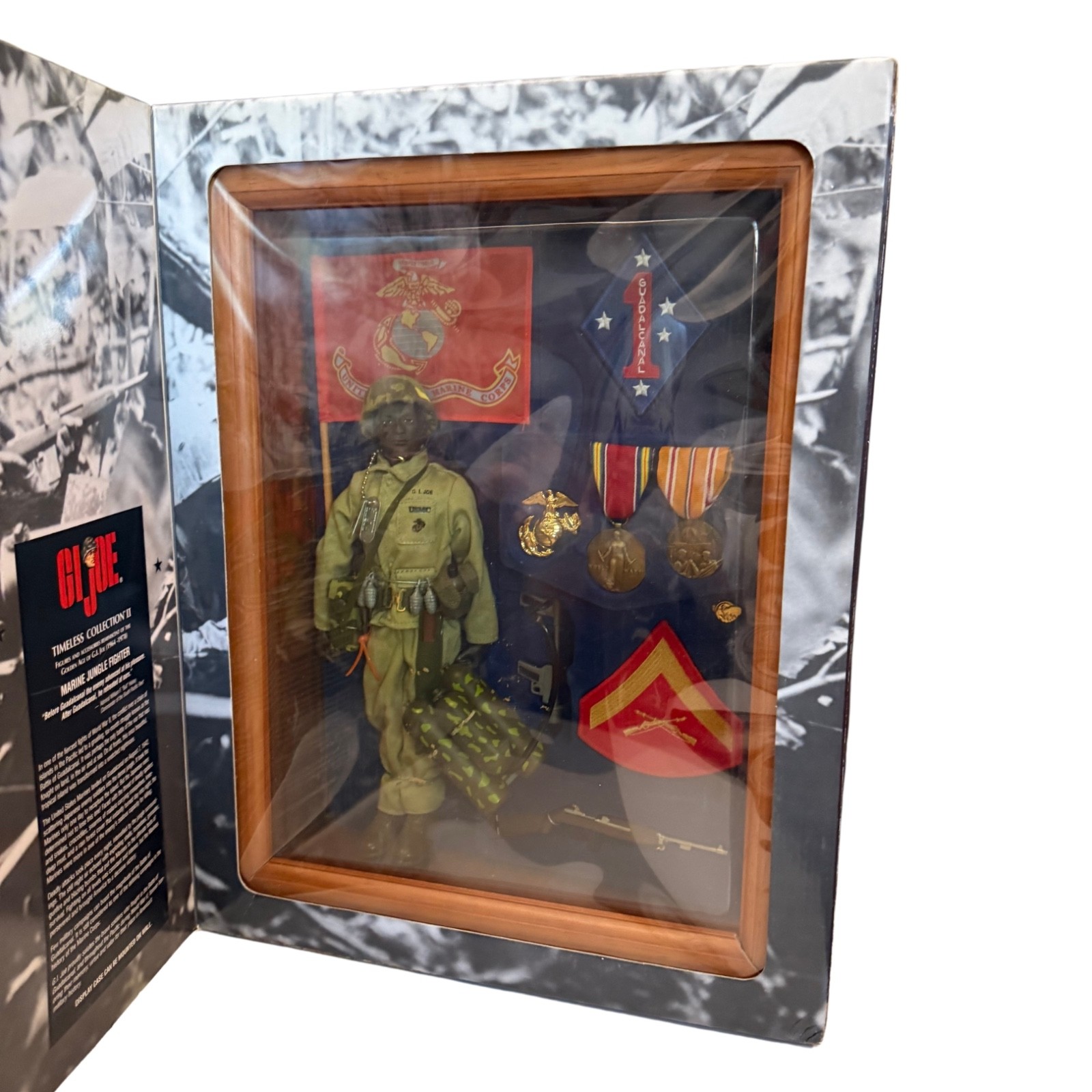 G.I. Joe Marine Jungle Fighter African American FAO Schwarz Rare 1999 NOS in Box