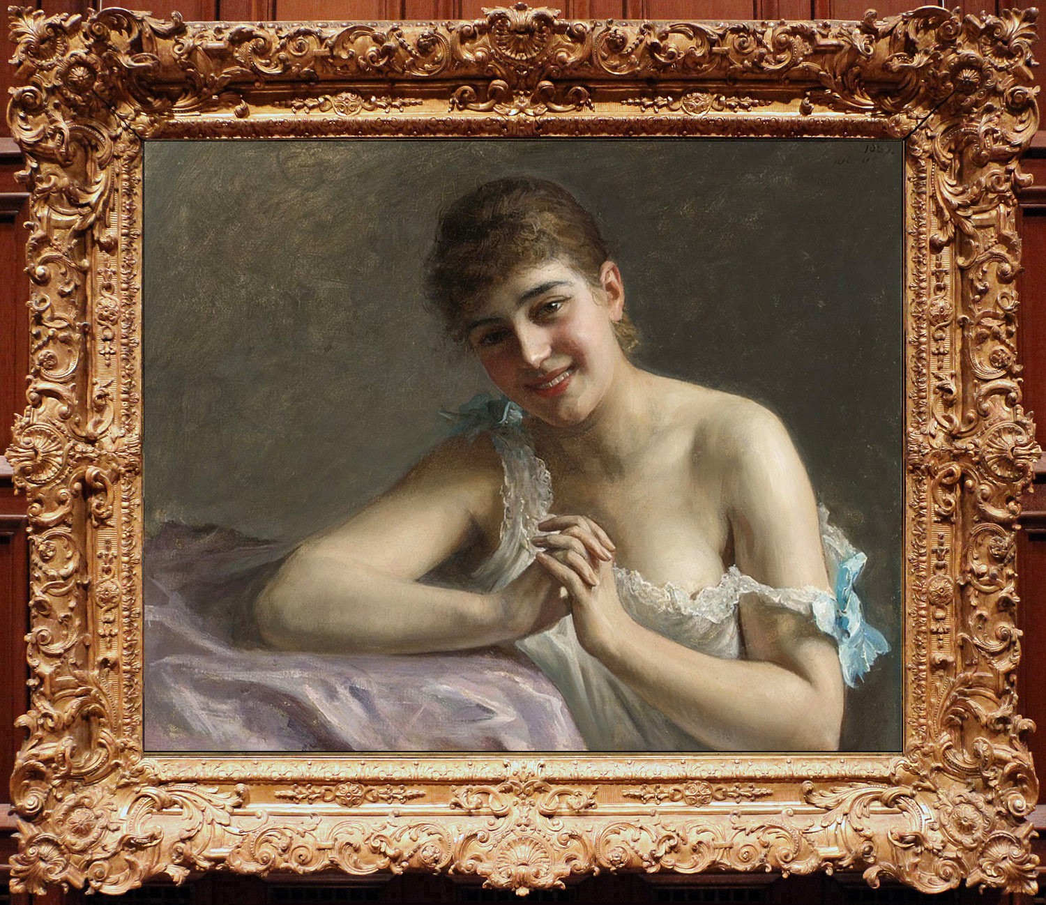 Hand Painted Classical Oil Painting Girl Beauty Female Art Canvas Vintage Style Hand Painted Classical Oil Painting Girl Beauty Female Art Canvas Vintage Style