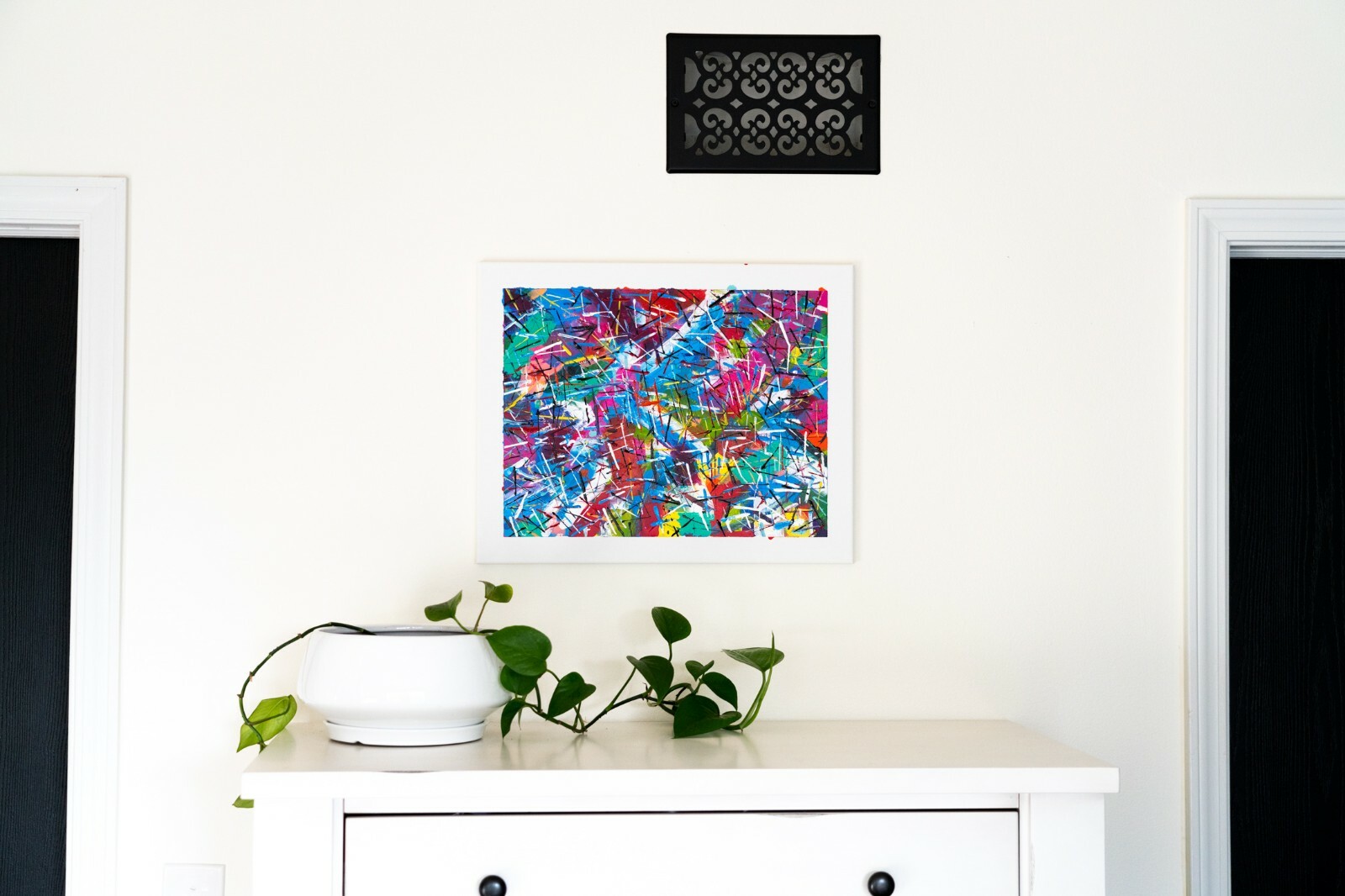 Colorful Original Abstract Painting Outsider Art by Tripp 20\ Colorful Original Abstract Painting Outsider Art by Tripp 20\
