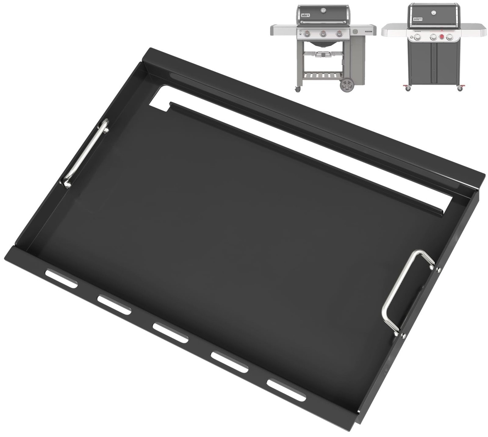 6788 Full Size Griddle for Weber GS4 Genesis II 300 Series Gas Grills, Flat T...