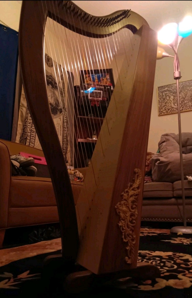 Lewis Creek Celtic Harp 30 String Handmade Wood Instrument