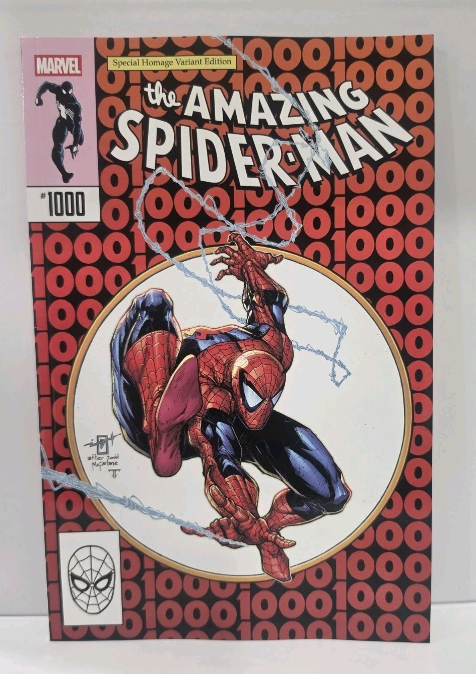 The Amazing Spiderman #1000 Johnathan Uribe Special Homage Variant Edition. The Amazing Spiderman #1000 Johnathan Uribe Special Homage Variant Edition.