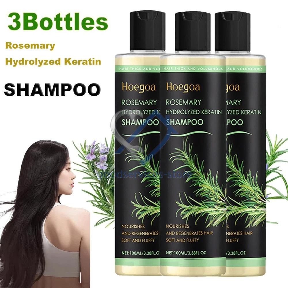 100ml Rosemary Hair Growth Shampoo Hydrolyzed Keratin Shampoo for Thinning Hair