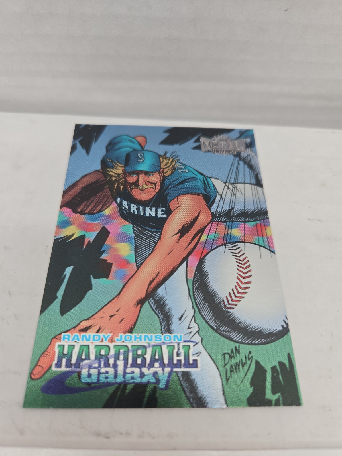 Randy Johnson 1998 Metal Universe Hardball Galaxy Insert #209 Seattle Mariners Randy Johnson 1998 Metal Universe Hardball Galaxy Insert #209 Seattle Mariners