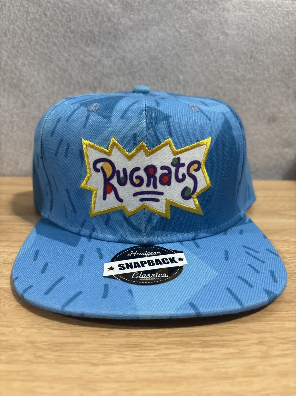 Headgear Classics Blue Rugrats Snapback Hat Adjustable  One Size