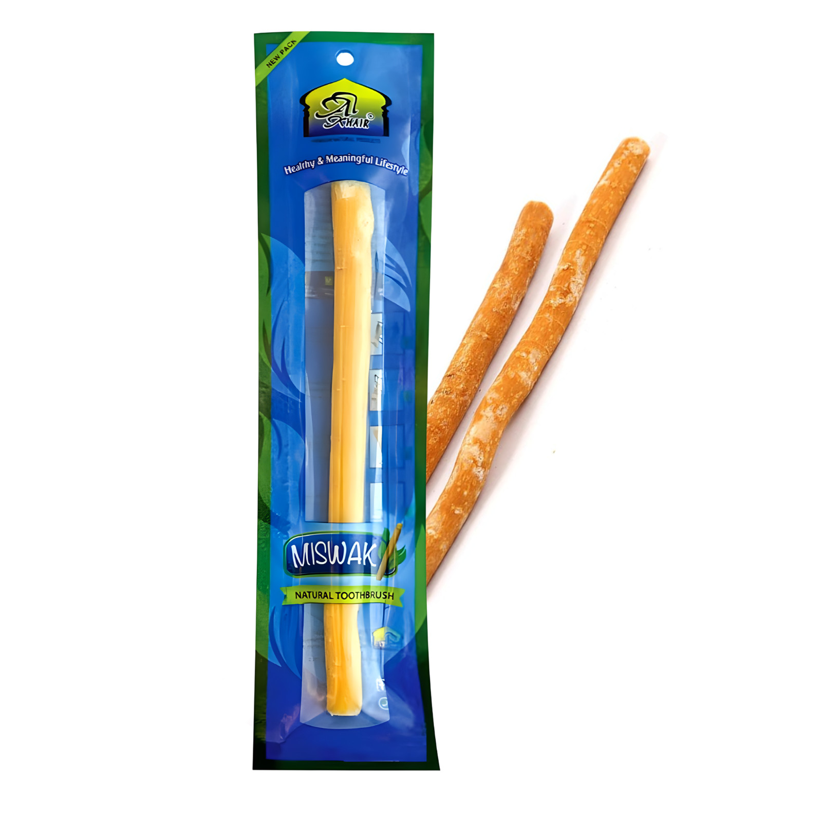 Miswak Natural Toothbrush - Al Khair Stick Toothpaste Chewing Stick Miswak Bulk
