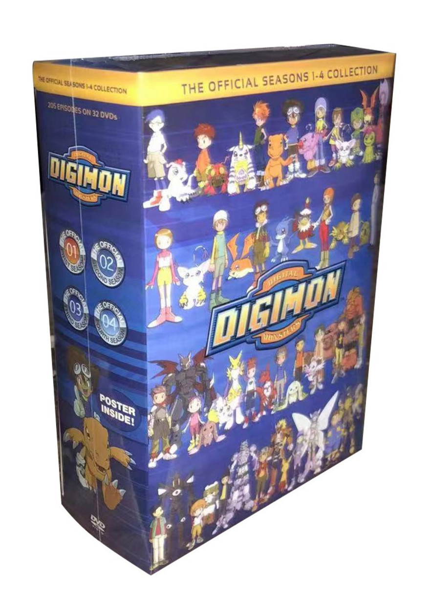 Digimon Digital Monster: The Complete Series Seasons 1-4 (DVD 32-Disc Box Set) Digimon Digital Monster: The Complete Series Seasons 1-4 (DVD 32-Disc Box Set)
