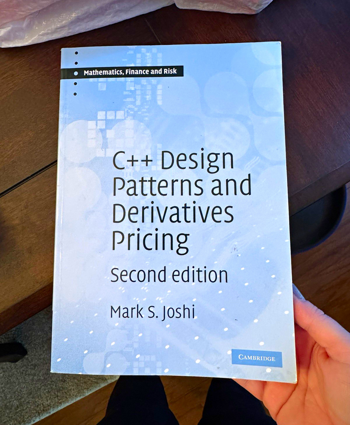 Cambridge Univ Press C++ Design Patterns & Derivatives Pricing 2nd Ed 2008 PB Cambridge Univ Press C++ Design Patterns & Derivatives Pricing 2nd Ed 2008 PB