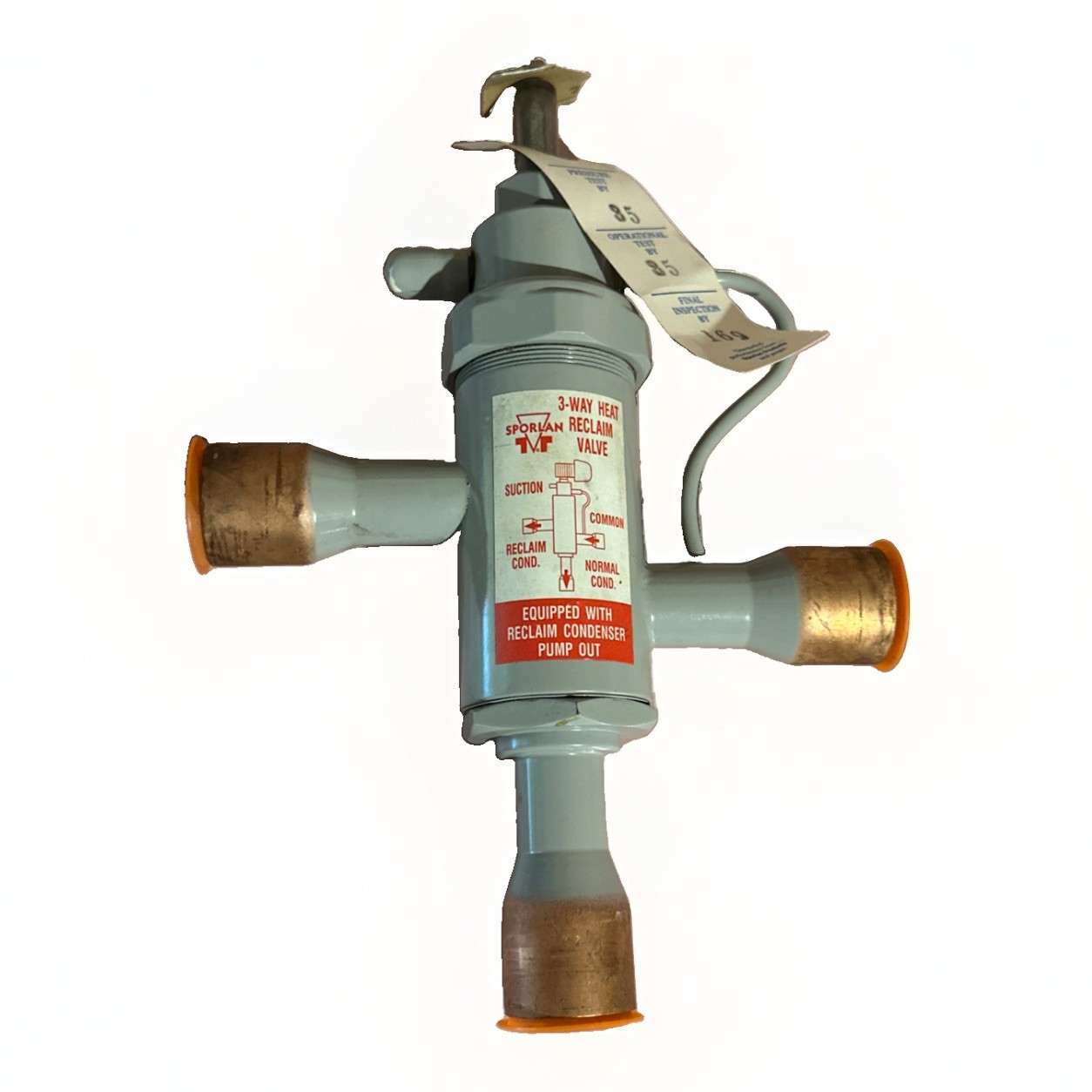 Sporlan 8D9B 3773-00 3-Way Heat Reclaim Valve 1-1/8” ODF HVAC NOS