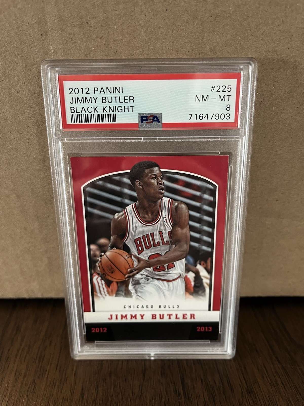 Panini 2012 Black Knight Jimmy Butler Rookie #225 Rare /10 PSA 8 Chicago Bulls Panini 2012 Black Knight Jimmy Butler Rookie #225 Rare /10 PSA 8 Chicago Bulls