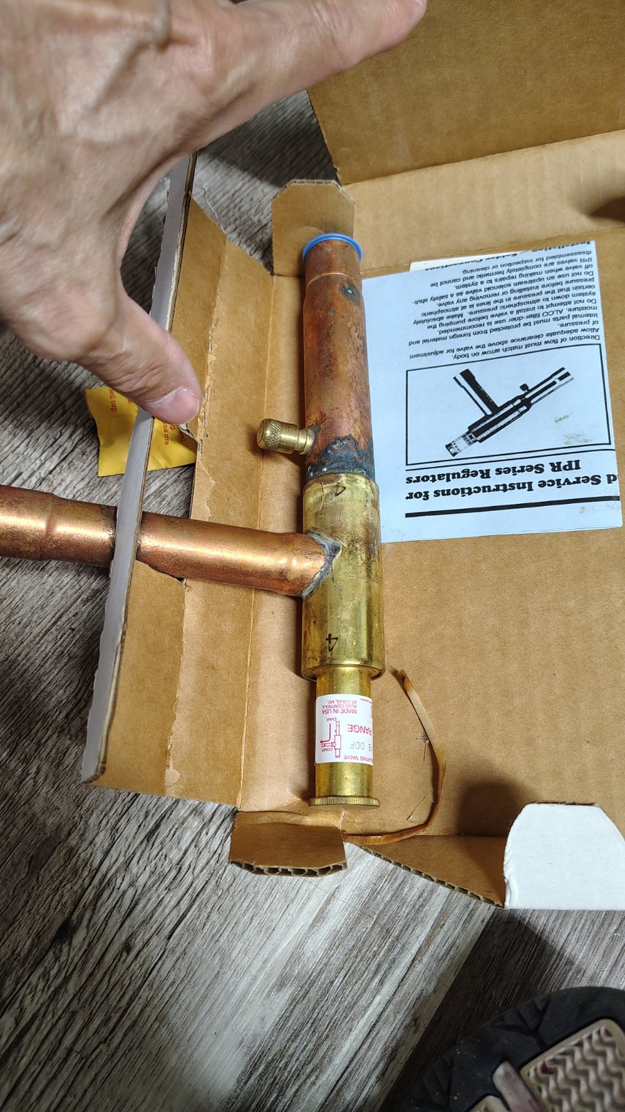 Alco IPR-6 Gas Pressure Regulator with 7/8 Inlet and Outlet b12-324 Emerson New Alco IPR-6 Gas Pressure Regulator with 7/8 Inlet and Outlet b12-324 Emerson New