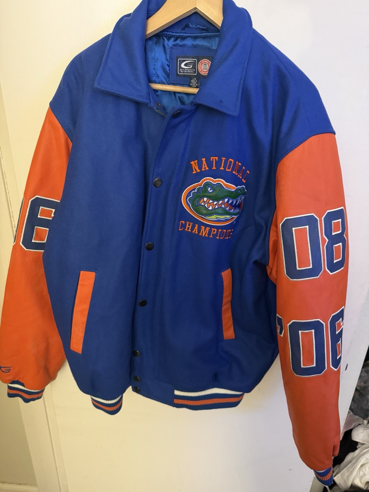 G-III Sports by Carl Banks Florida Gators varsity football jacket size L G-III Sports by Carl Banks Florida Gators varsity football jacket size L