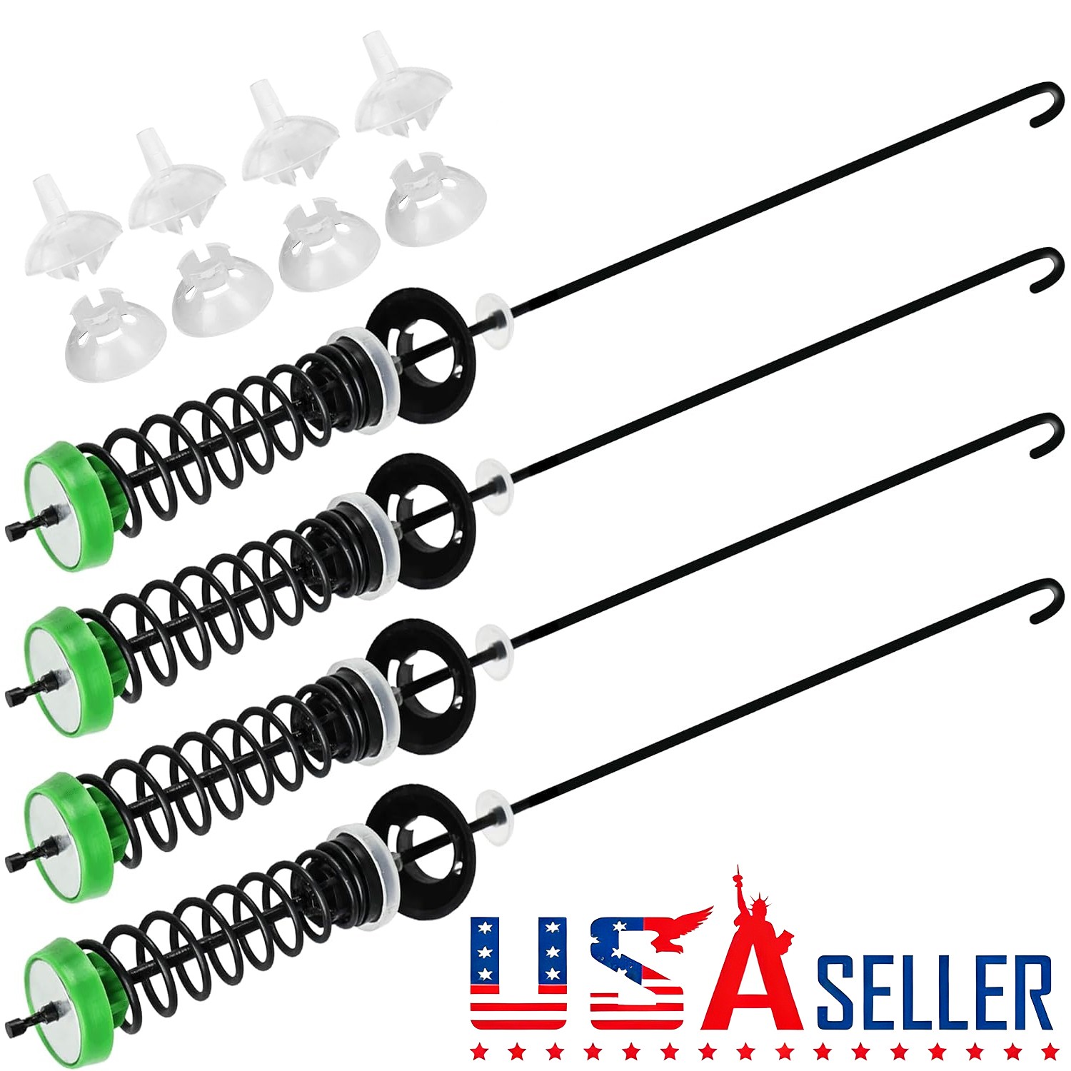 Washer Suspension Rod Kit W11130362 for Maytag MVWC565FW2 WTW5005KW0
