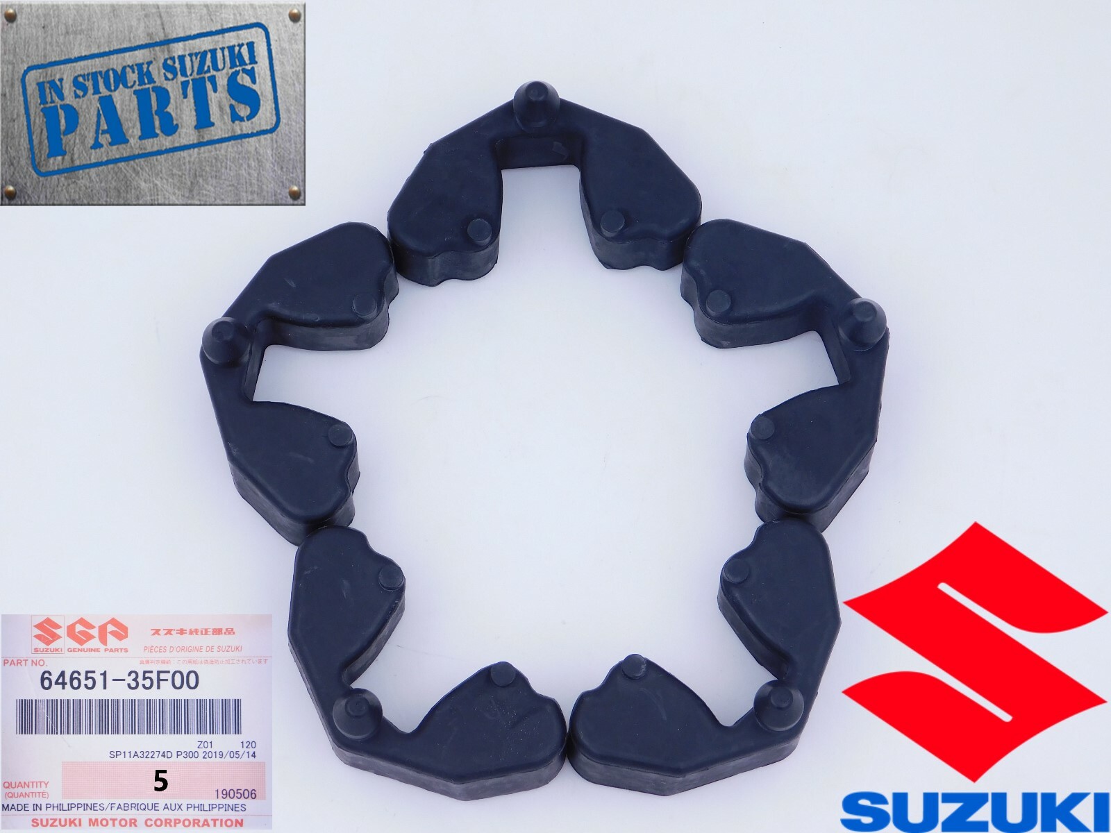 Suzuki Rear Wheel Cush Drive Dampers DL1000 GSXR600 750 1000 SV1000 OEM Genuine Suzuki Rear Wheel Cush Drive Dampers DL1000 GSXR600 750 1000 SV1000 OEM Genuine