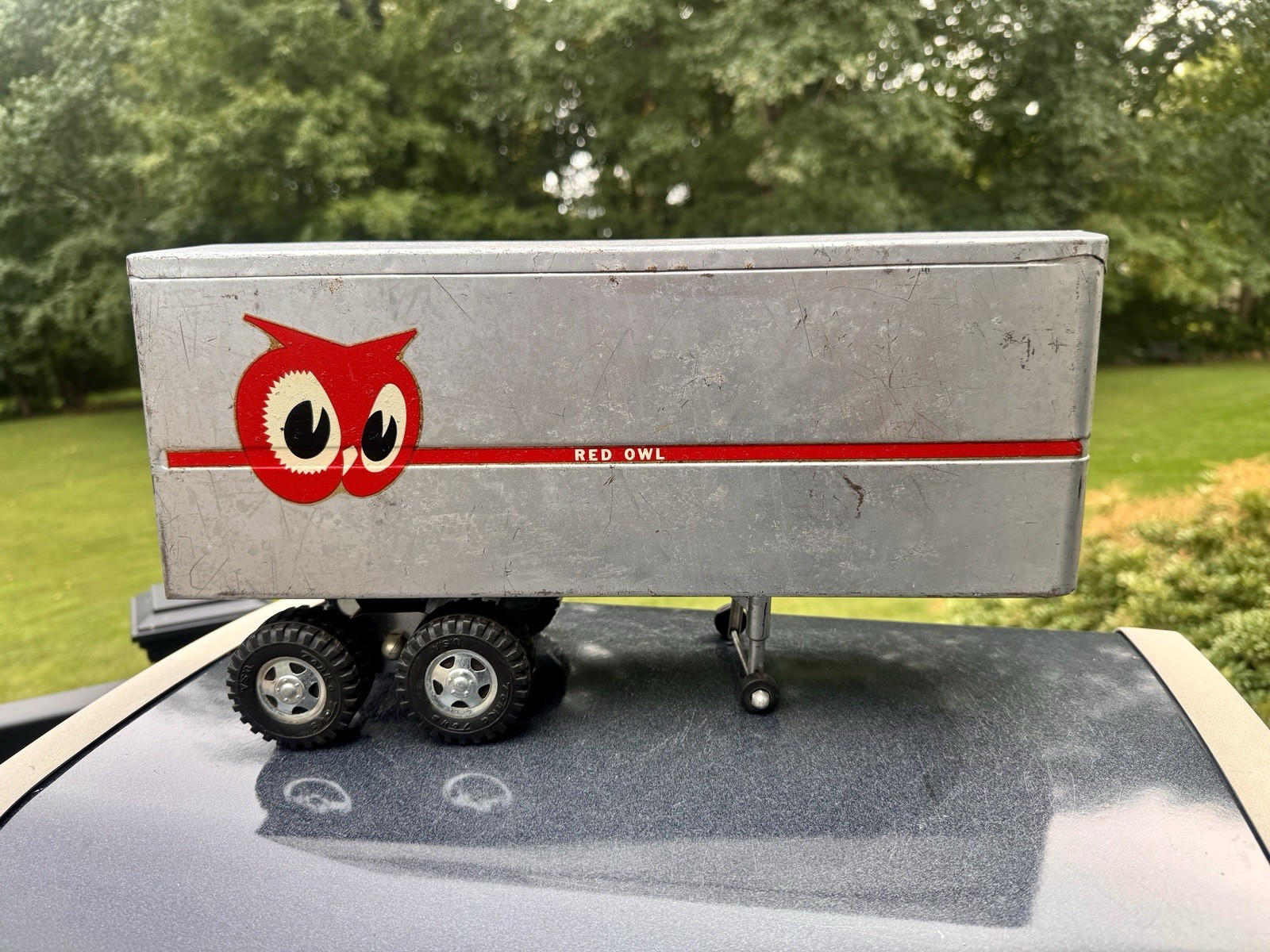Tonka Rare Red Owl Private Label Semi Trailer Tonka Rare Red Owl Private Label Semi Trailer