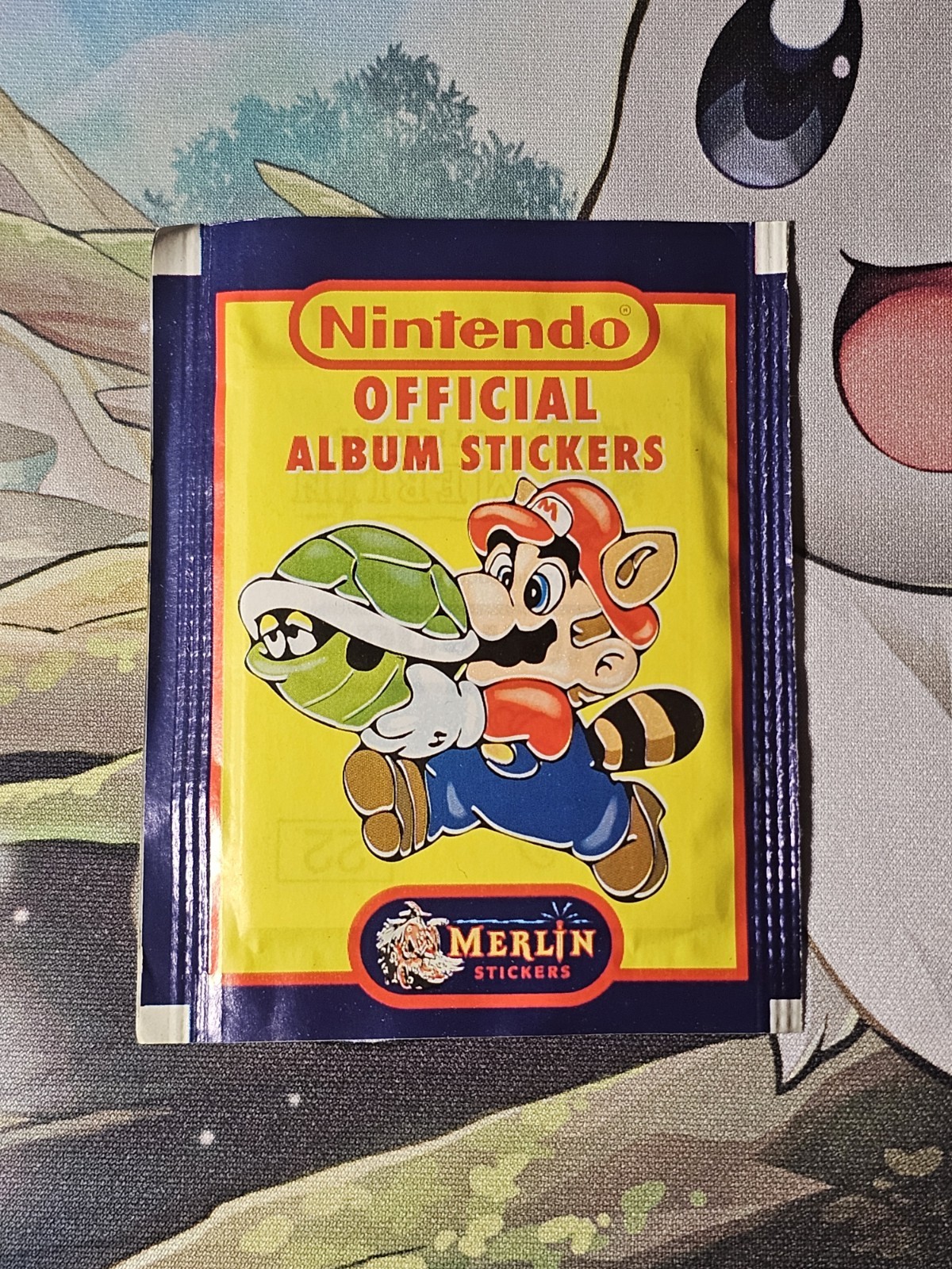 1992 Merlin Nintendo Sealed Sticker Pack Europe Vintage (6 Stickers Per Pack)
