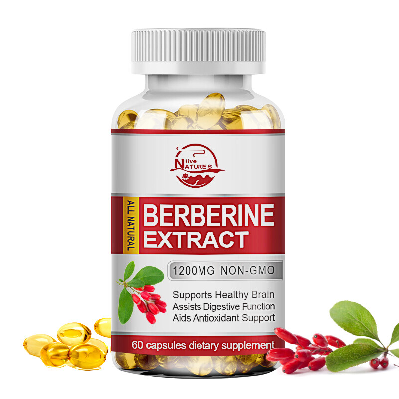 Premium Berberine HCL 1200mg High Potency Anti-inflammatory,Blood Sugar Support