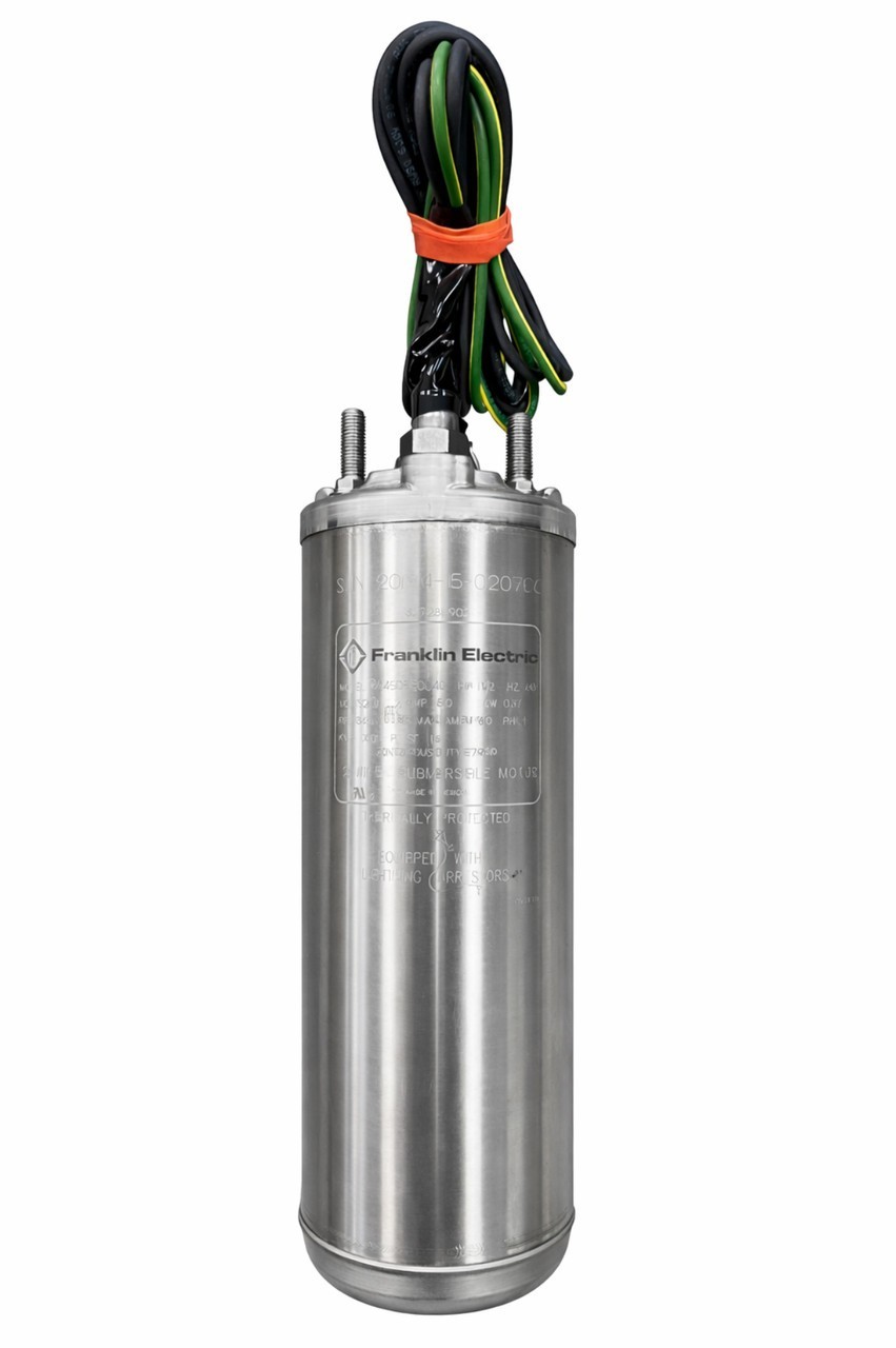 New Franklin 1/2 HP Submersible Well or Fountain Pump Motor 230v - 2445059004G New Franklin 1/2 HP Submersible Well or Fountain Pump Motor 230v - 2445059004G