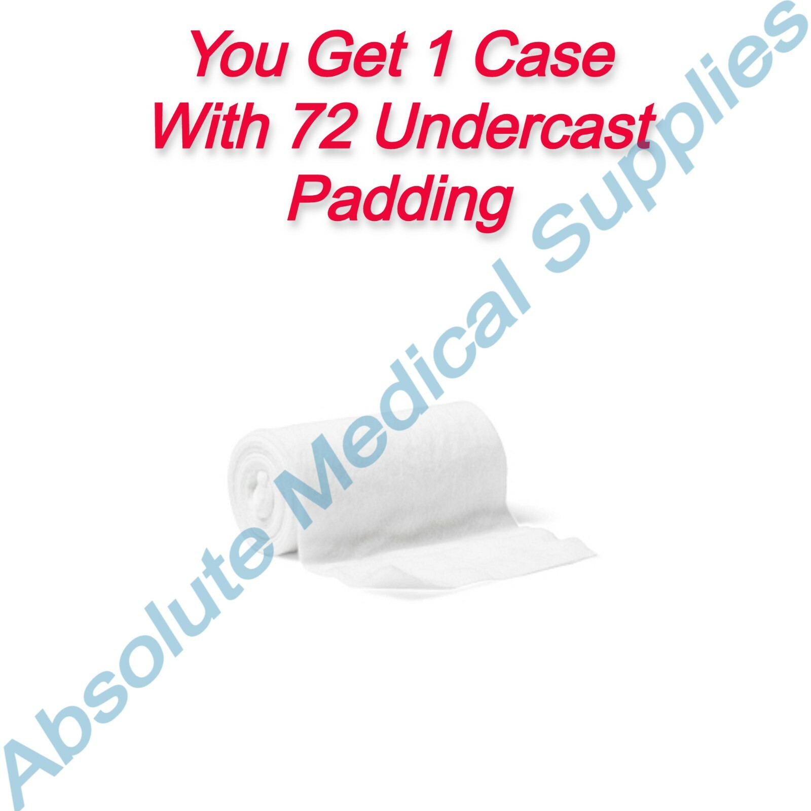 *72-Pack* Medline Wytex Nonsterile Undercast Padding 4\ *72-Pack* Medline Wytex Nonsterile Undercast Padding 4\